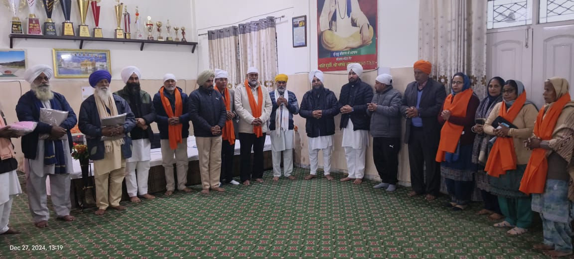A function dedicated to the martyrdom of the Sahibzadas was organized at Gurdwara Guru Ravidas Ji in Mubarakpur.